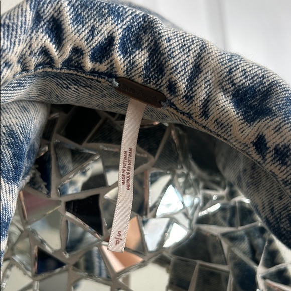 FREE PEOPLE KATIE DENIM MINI DRESS - Picture 6 of 7